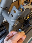 E95 Step 2-3 01 Start to hand tighten Bolt (132) and Flat (165) into left end of axle.jpg
