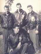1943-04-12 Sporting our first leather flight jackets, MacDill Field, Tampa FL.jpg