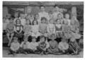1908~ Uncle Ed Allen (front, 2nd fr left); behind Ed is his sister Mabel (white blouse, dark jumper) 1a.jpg