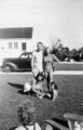 1945-09 5 Grace & Cathie Barney (front), Harry & Velma at Spring Lake.jpg