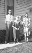 1944-06-04 Four Generations- Arthur Rowley, Katie Johnson, Leila Rowley, Marcia (Rowley) & Karen Johnson.jpg