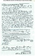 1875-09-07 Deed from Timothy Fowler III to Grace Blakeslee, 333 Sherman Av, New Haven.jpg