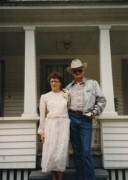 1988-06-04 1 Carole Ensign Lee & Mervin 'Buzz' Ensign before wedding of Lucinda Sue Lee, Jacksonville VT.jpg