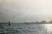 1947-04~ 3 MIT Crews - Spring Practice, Charles River.jpg