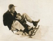1950-03-04 3 Oh Boy! - Pete & Pete Jr sledding.jpg