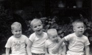 1952-09 2 Cousins Dan, Pete Jr, Carl & John.jpg