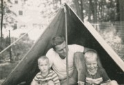 1953-07~ 07 Dan, Pete Sr & Pete Jr; backyard day.jpg