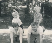 1953-08~ 1 Dan on Diane, Pete Jr on Pete.jpg