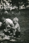 1953-08~ 3 Pete & Pete Jr shucking corn.jpg