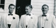 1955-06-18 5 Sid Kimber, Dave Crocker & Pete - MIT friends - reception at Haskel's house.jpg