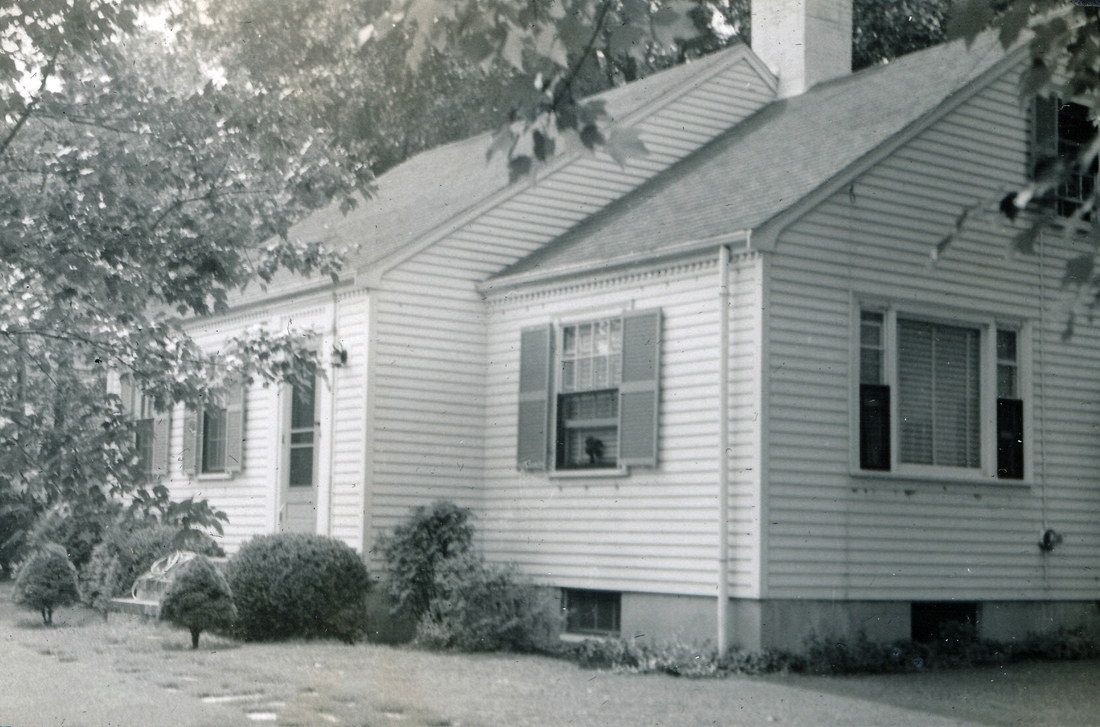 1955-07~ 7 Front yard, plan new euonymus, 204 Highgate, Needham.jpg
