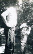 1955-08 10 Pete Sr & Dan, Crawford Notch State Park, NH.jpg