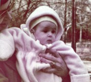 1957-02-23 3 Mom & Andrea (15 wk), HBD Mom!.jpg