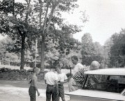 1960-08 23 Dan, Pete Jr, John, Pete Sr & Ped; end of vacation, Weare NH.jpg