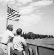 1961-08-12~ 01 Pete Sr & Dan, looking over the yacht basin (Gilkey Harbor), a third day on Islesboro.jpg
