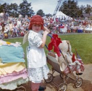 1962-07-04 1 Andrea, Vehicle and Doll Carriage Parade, hot sun on Memorial Field, Needham.jpg
