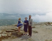 1962-09-02 1 Andrea, Geneth & Pete Sr; Mt Cadillac ME.jpg