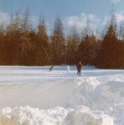 1962-12-30 3 Dan, Snowman & Pete Jr, Islesboro ME.jpg