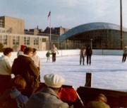 1963-01-06 1 Andrea (new skates) & Pete; MIT, Cambridge MA.jpg