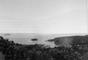 1963-08 22 Camden Harbor & islands from Mt Battie, Camden ME.jpg