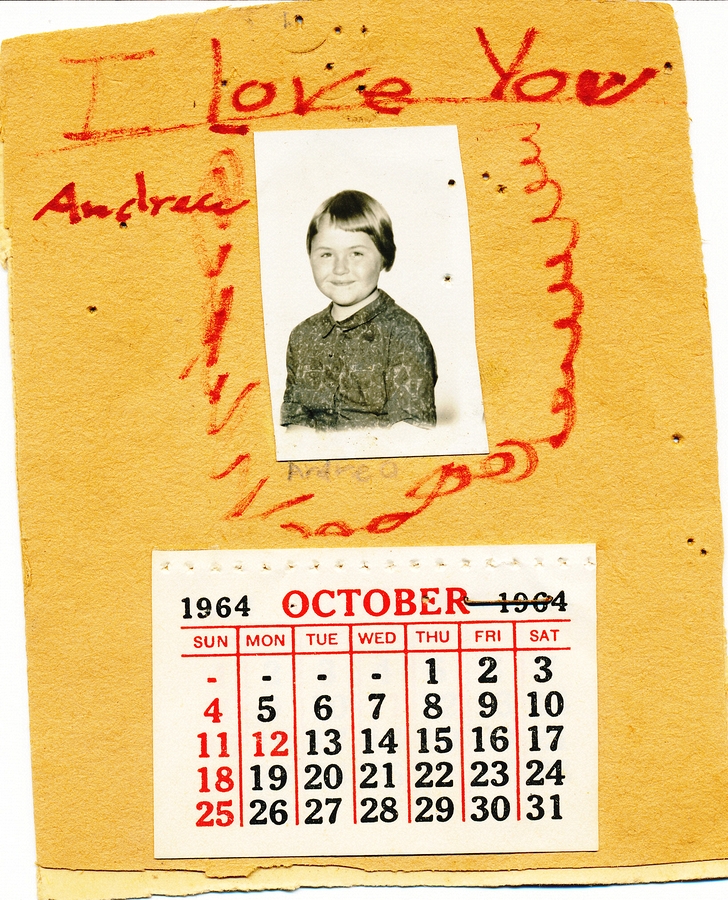 1963-10 3 Andrea on a well-loved calendar.jpg