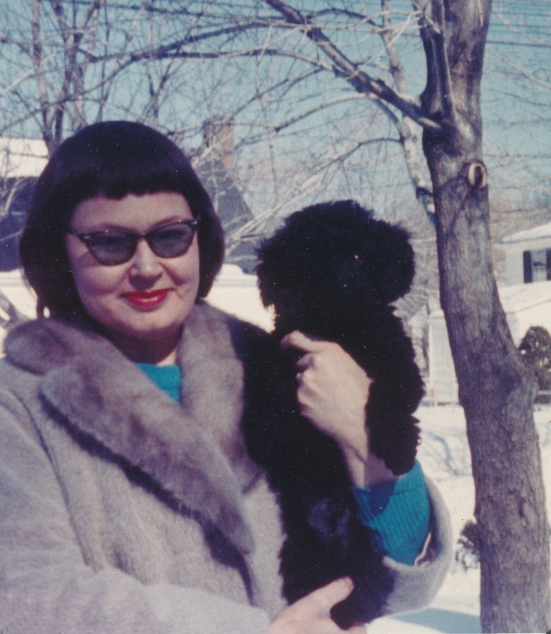 1964-02 1 Diane & Cinder in driveway.jpg