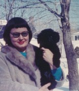 1964-02 1 Diane & Cinder in driveway.jpg