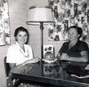 1954-11~ 2 Til & Grandma [Geneth], Tucson AZ.jpg
