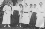 Helen Beehler, Liz Perry, Marie Biever, Gertrude Williams, Eva Lyons. Sue Rodman, Bess Swanton, Adelaide Taft.jpg