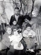 1954-03~ 16 Judy with Liz, Carl with Jinny, John & Jack; Wellesley MA.jpg