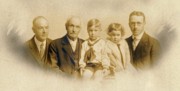 1926-07-20 Four Generations - John Beecher Perry, Horace Burt Perry, John Beecher Perry II, Diane Ostrom Perry & Horace Burr Perry.jpg