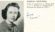 1940 Barbara 'Crow' Crowther in Wellesleyan yearbook p13.jpg