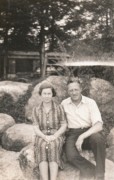 1940-09-02~ 5 Doris & Ped, Labor Day Weekend, Lake Onway NH.jpg
