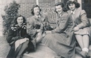 1941-03-31 1 Dorothea 'Dot' Ohmart, Barbara 'Kelly' Kelly, Toni, Louise 'Cheezie' Cheever & Diane, Allentown PA.jpg