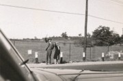 1943-10~ 1 HBP & Doris, Marauder overhead, quick trip to Manchester NH.jpg