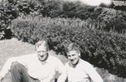 1945-08~ 4 Dad & Jack stop for a breather.jpg
