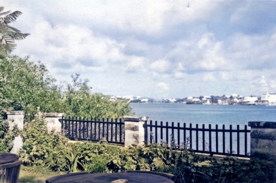 1956-09 12 Harbor View from terrace at 'Newstead', Bermuda.jpg