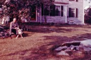 1957 3 Ped on way home from Nova Scotia, Newcastle ME.jpg
