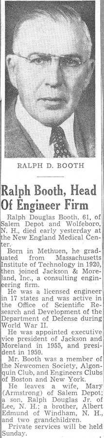 1960-11-22 Ralph D Booth, 1899~1960, President of Jackson & Moreland.jpg
