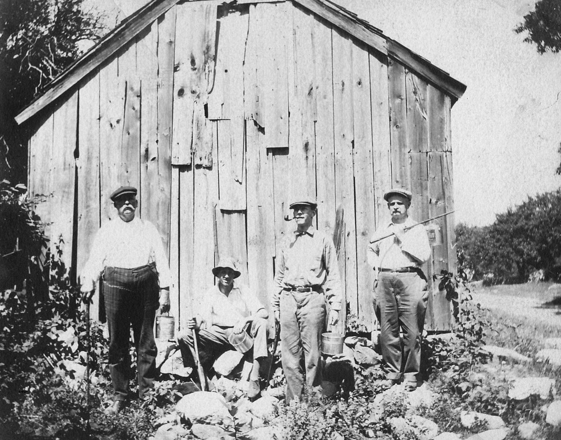 1915~ Mr Cable, Ped, Walt, Uncle Martin Sturdevant[Sturtevant].jpg