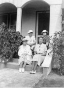1937-02-04 Katie Johnson, Nina Williams, Jessie Williams, Liz Perry; Williams Home, Fort Lauderdale FL.jpg