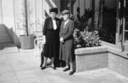 1948~ Liz & Bess at the Raquet Club, Palm Springs CA.jpg