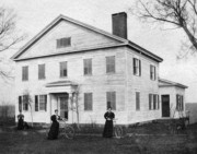1900~ House of the Hezekiah Thomas, Frederick Perry & Burt Nettleton Families, as it looked in 1840, Bethany CT.jpg