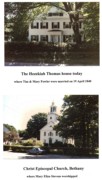 2010~ Hezekiah Thomas (later Frederick Perry) house & nearby church, Bethany CT.JPG