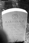 1963-08 2 Barbara E Woodbury (wife of Arnold), Fort Rosecrans Cemetery, Point Loma CA.jpg