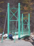 2004-03-20 3 Karen at the Wiggly Bridge, York ME.jpg