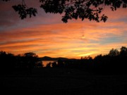 2004-09-11 Sunset from Tarratine Golf Club, Islesboro.JPG