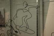 2006-03-25 3 Surfer Girl Wire Sculpture,  Brattleboro VT.JPG