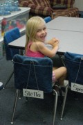 2007-07-22 5 Stella, first day of school.JPG