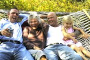 2007-09-22 07 Charley, Mom, Brian and Stella in Truro.jpg